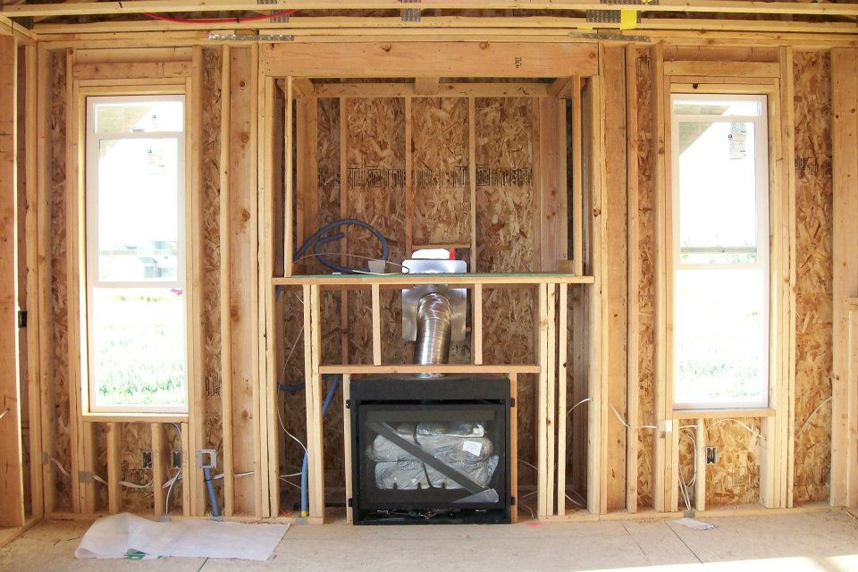 Draft Fireplace Doghouse Kickout, Insulation In Fireplace Wall